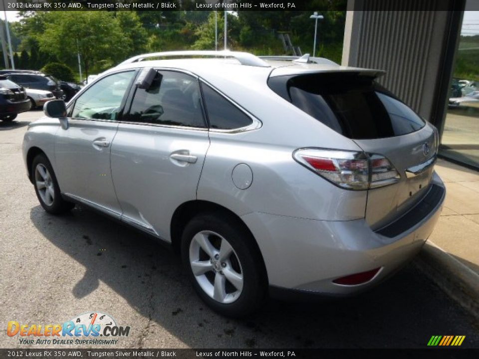 2012 Lexus RX 350 AWD Tungsten Silver Metallic / Black Photo #7