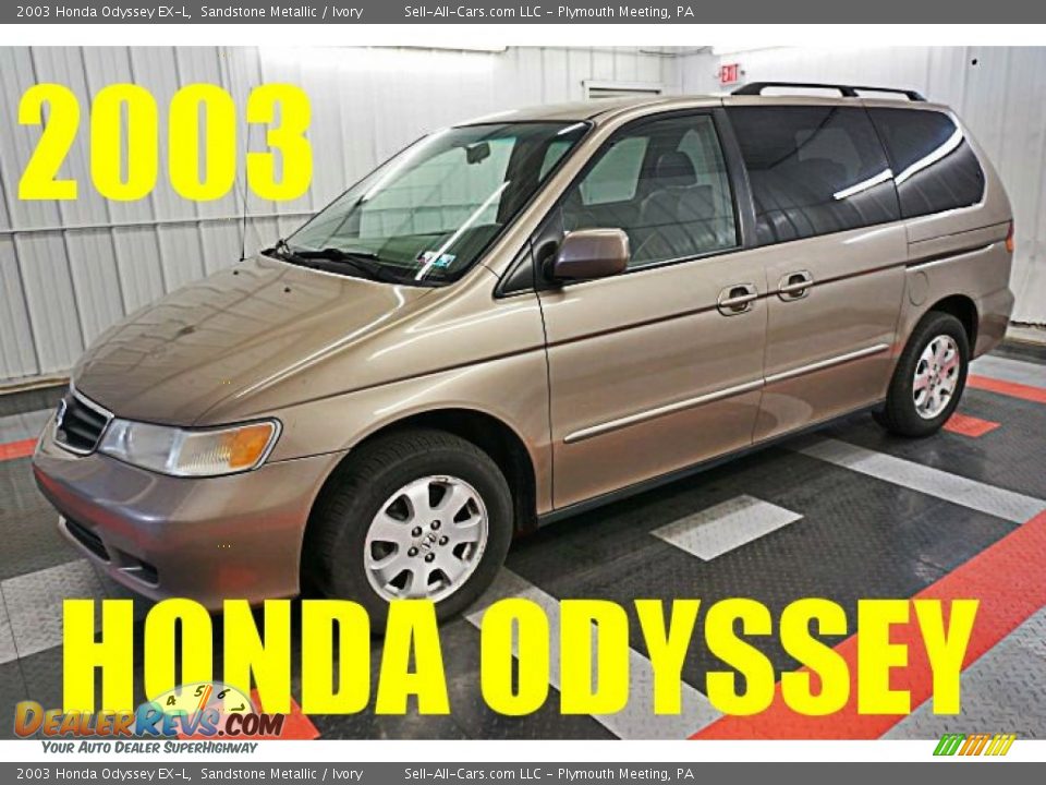 2003 Honda Odyssey EX-L Sandstone Metallic / Ivory Photo #1