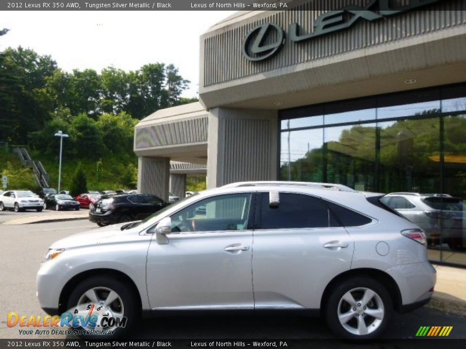 2012 Lexus RX 350 AWD Tungsten Silver Metallic / Black Photo #8