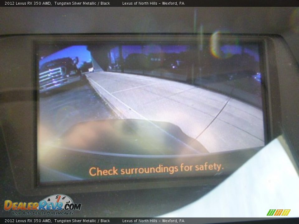2012 Lexus RX 350 AWD Tungsten Silver Metallic / Black Photo #15