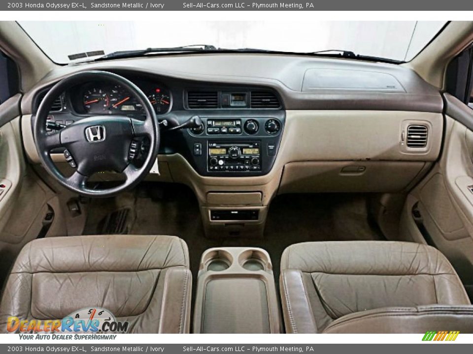 2003 Honda Odyssey EX-L Sandstone Metallic / Ivory Photo #8