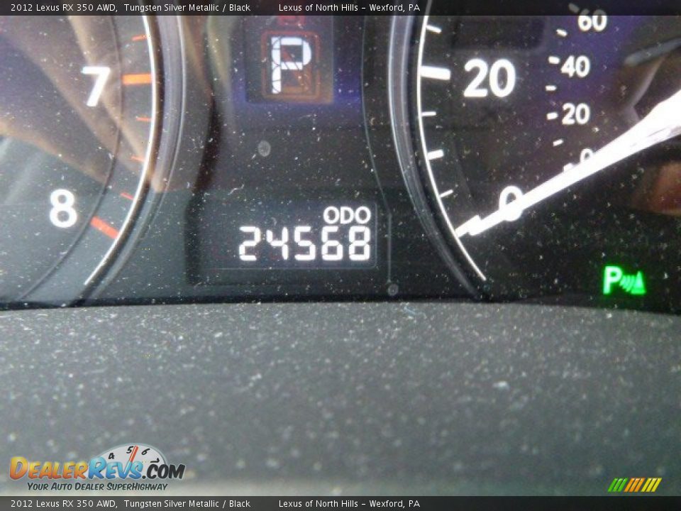 2012 Lexus RX 350 AWD Tungsten Silver Metallic / Black Photo #19