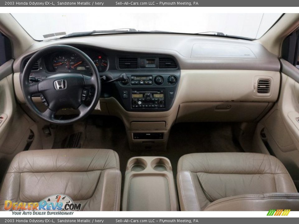 2003 Honda Odyssey EX-L Sandstone Metallic / Ivory Photo #32