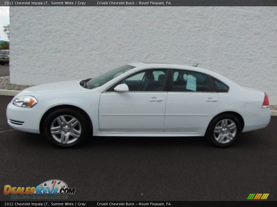 2012 Chevrolet Impala LT Summit White / Gray Photo #2