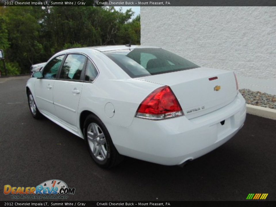 2012 Chevrolet Impala LT Summit White / Gray Photo #5