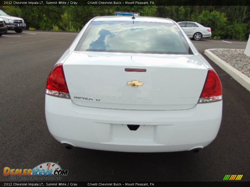2012 Chevrolet Impala LT Summit White / Gray Photo #6