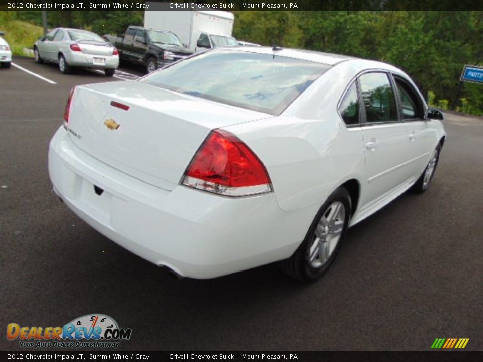 2012 Chevrolet Impala LT Summit White / Gray Photo #7
