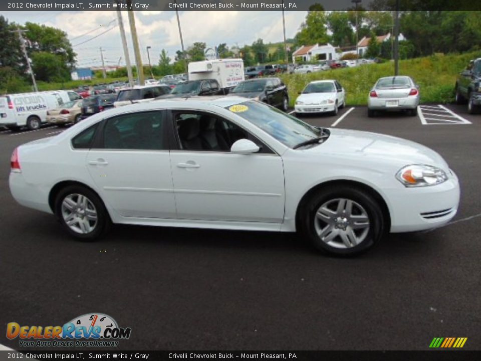 2012 Chevrolet Impala LT Summit White / Gray Photo #8