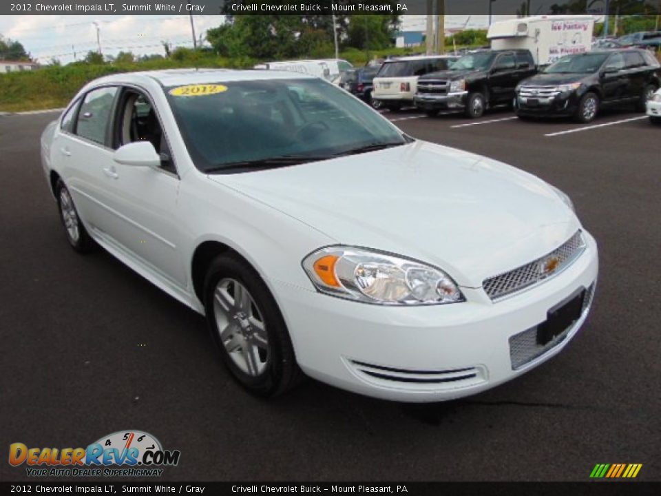 2012 Chevrolet Impala LT Summit White / Gray Photo #9