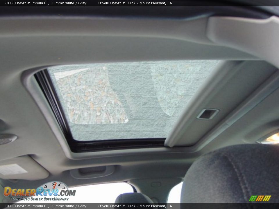 2012 Chevrolet Impala LT Summit White / Gray Photo #16