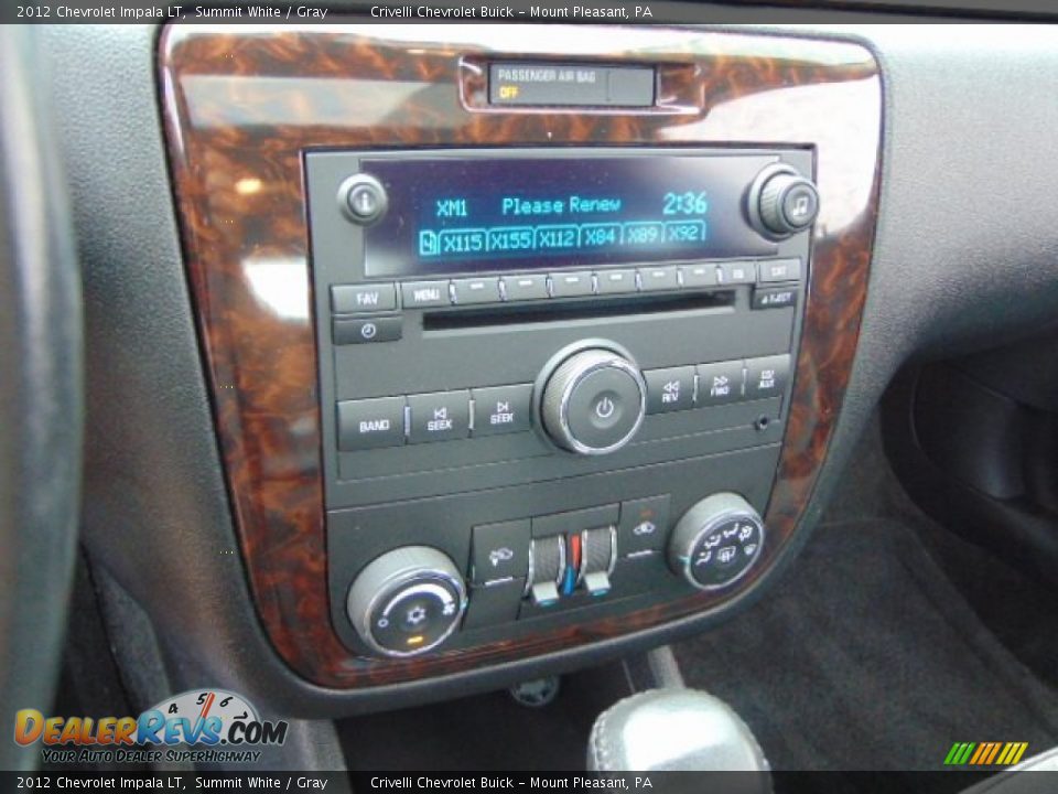 2012 Chevrolet Impala LT Summit White / Gray Photo #19