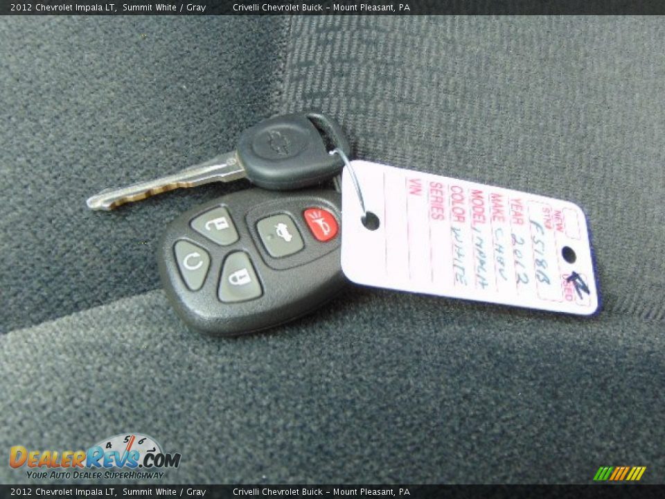 2012 Chevrolet Impala LT Summit White / Gray Photo #31