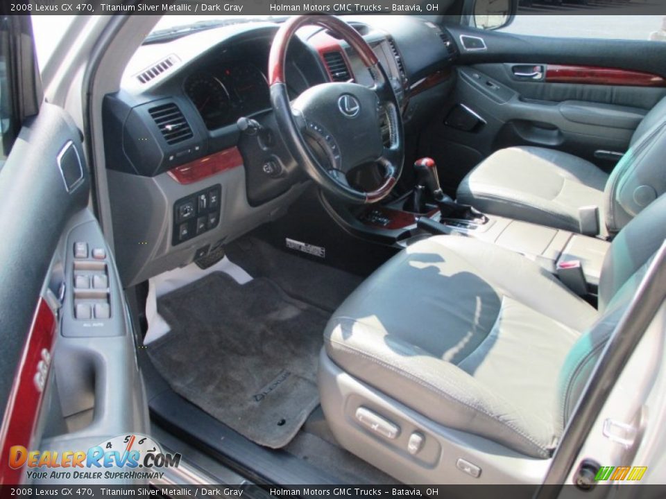 2008 Lexus GX 470 Titanium Silver Metallic / Dark Gray Photo #5