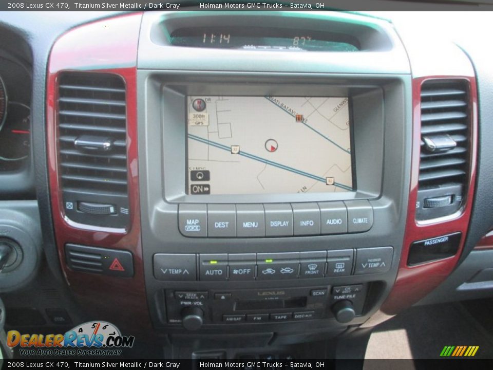 2008 Lexus GX 470 Titanium Silver Metallic / Dark Gray Photo #7