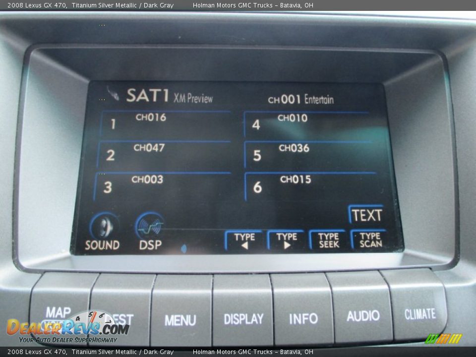 2008 Lexus GX 470 Titanium Silver Metallic / Dark Gray Photo #10