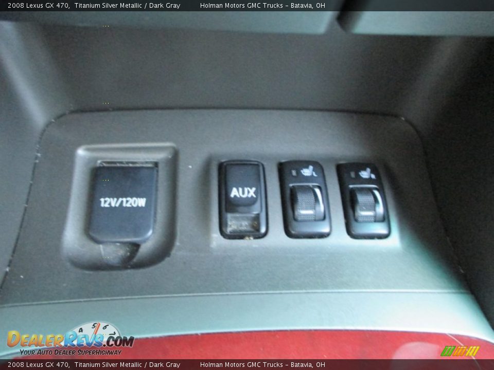 2008 Lexus GX 470 Titanium Silver Metallic / Dark Gray Photo #14