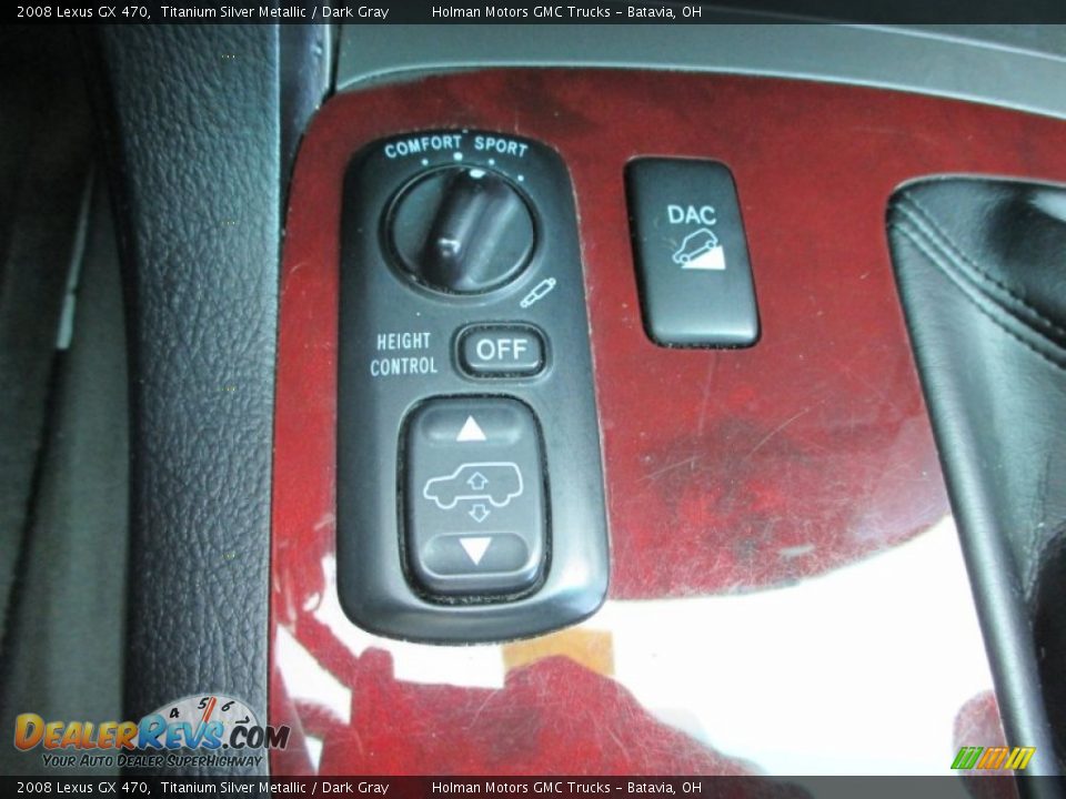 2008 Lexus GX 470 Titanium Silver Metallic / Dark Gray Photo #15