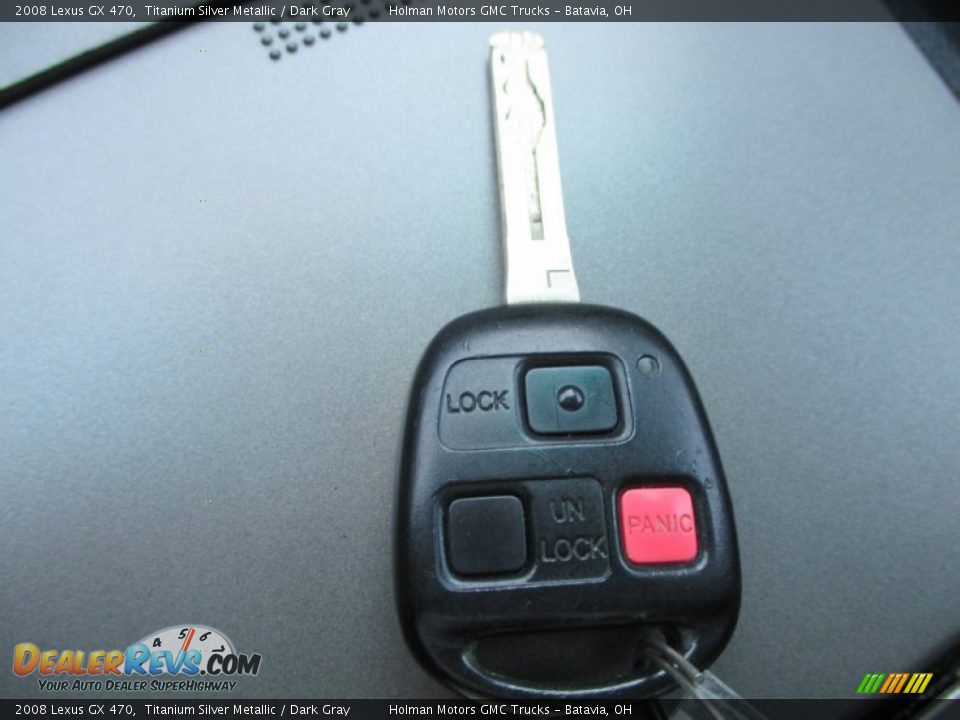 2008 Lexus GX 470 Titanium Silver Metallic / Dark Gray Photo #18