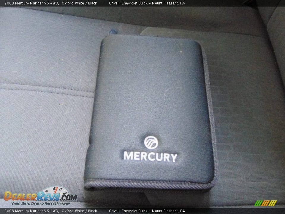2008 Mercury Mariner V6 4WD Oxford White / Black Photo #23