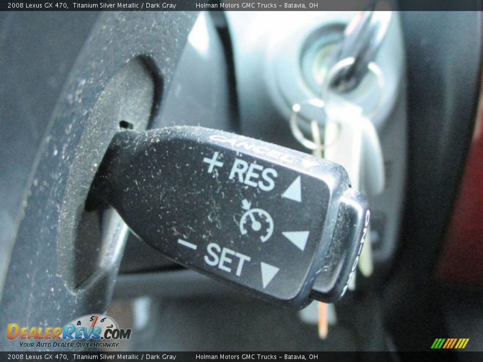 2008 Lexus GX 470 Titanium Silver Metallic / Dark Gray Photo #20