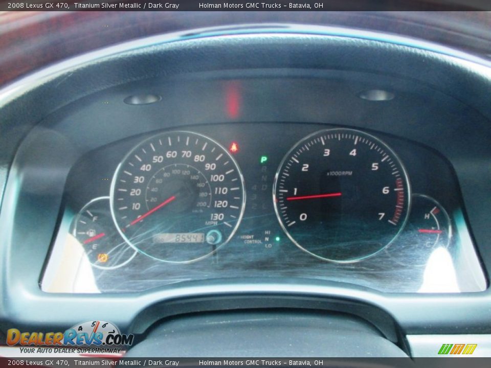 2008 Lexus GX 470 Titanium Silver Metallic / Dark Gray Photo #23
