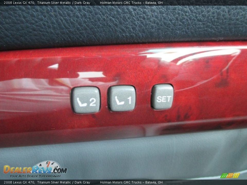2008 Lexus GX 470 Titanium Silver Metallic / Dark Gray Photo #25