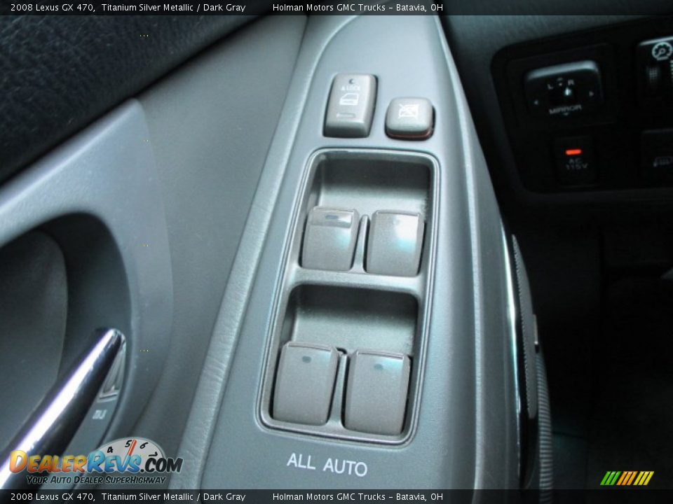2008 Lexus GX 470 Titanium Silver Metallic / Dark Gray Photo #26