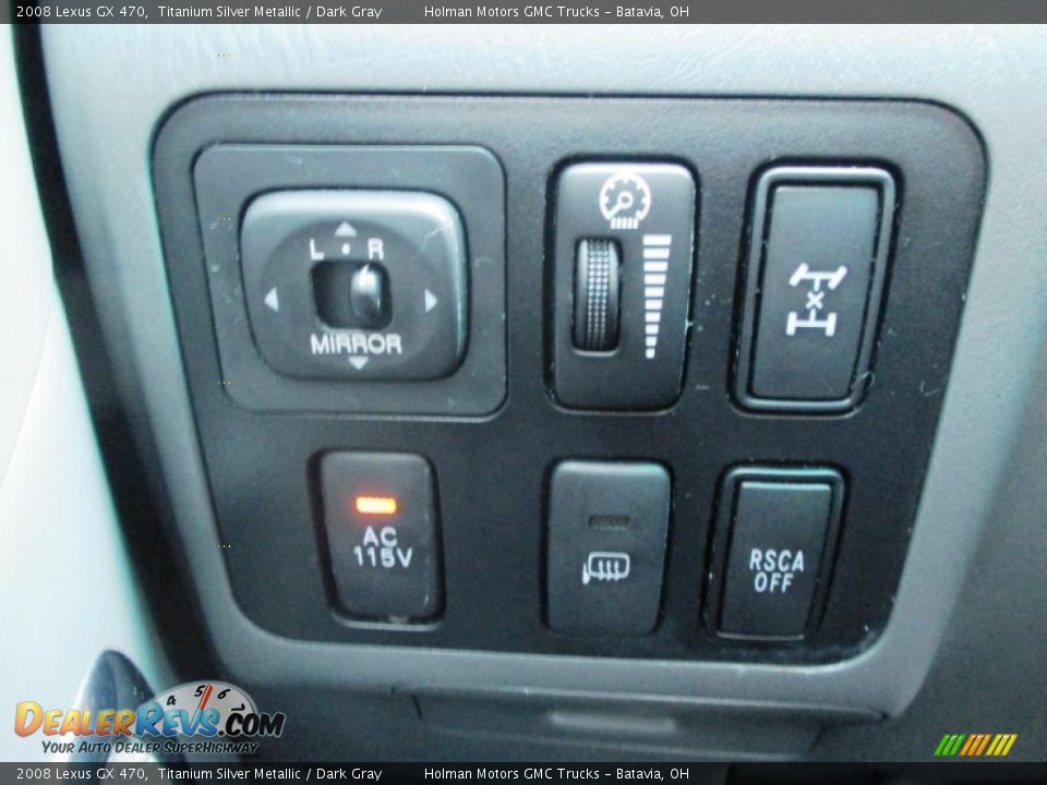 2008 Lexus GX 470 Titanium Silver Metallic / Dark Gray Photo #27