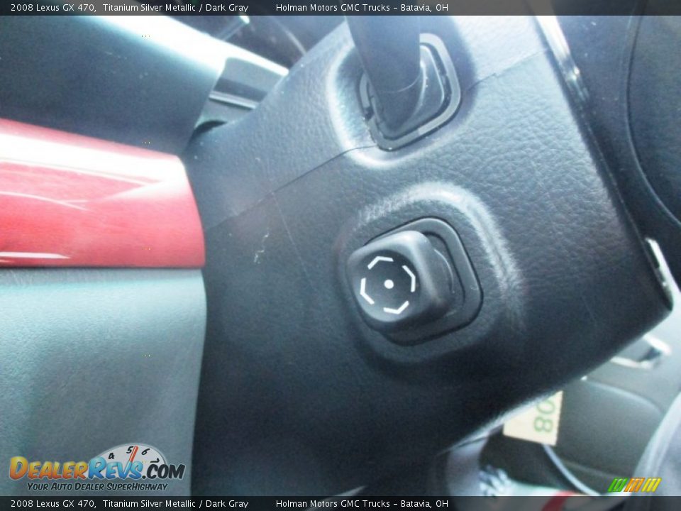 2008 Lexus GX 470 Titanium Silver Metallic / Dark Gray Photo #28