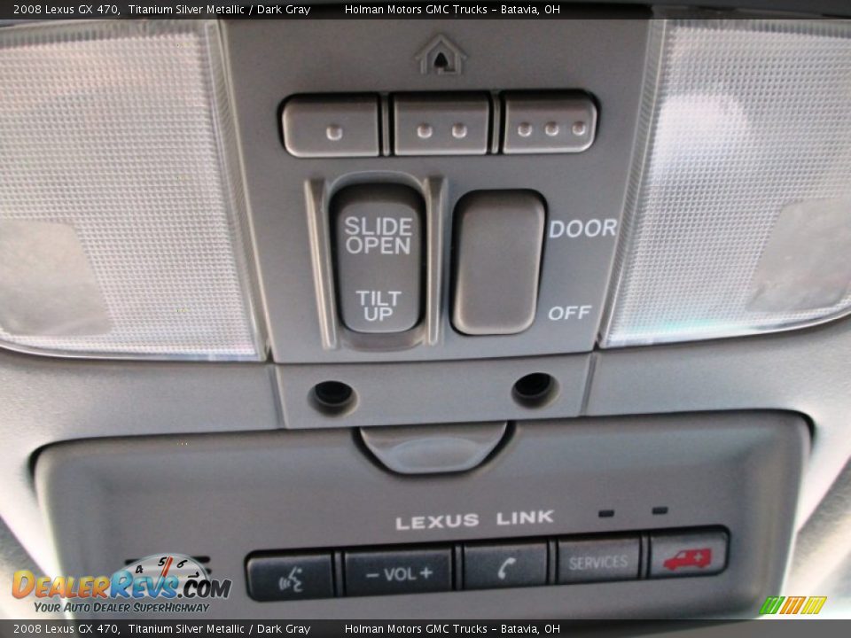 2008 Lexus GX 470 Titanium Silver Metallic / Dark Gray Photo #29