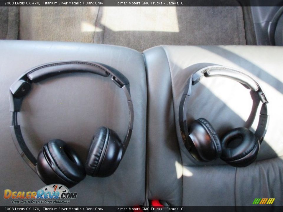 2008 Lexus GX 470 Titanium Silver Metallic / Dark Gray Photo #34