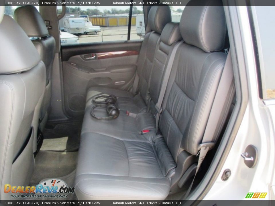 2008 Lexus GX 470 Titanium Silver Metallic / Dark Gray Photo #35