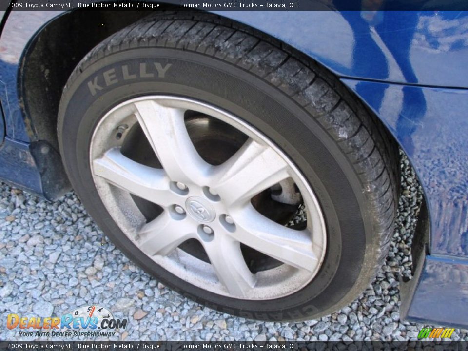 2009 Toyota Camry SE Blue Ribbon Metallic / Bisque Photo #22