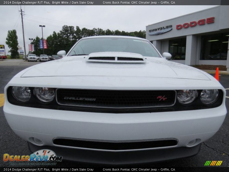 2014 Dodge Challenger R/T Plus Bright White / Dark Slate Gray Photo #2