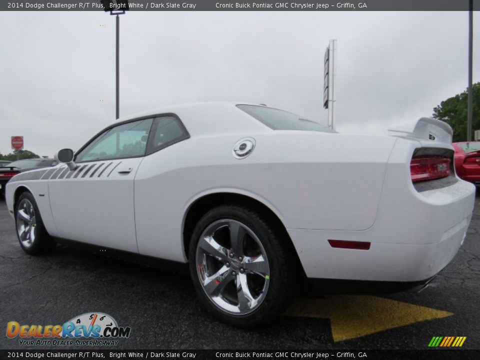 2014 Dodge Challenger R/T Plus Bright White / Dark Slate Gray Photo #5