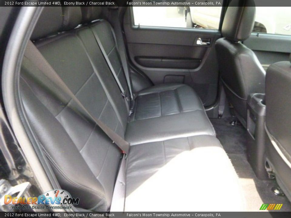 2012 Ford Escape Limited 4WD Ebony Black / Charcoal Black Photo #13