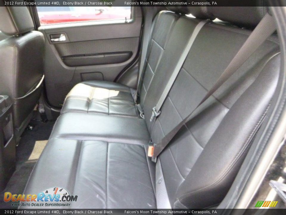 2012 Ford Escape Limited 4WD Ebony Black / Charcoal Black Photo #15
