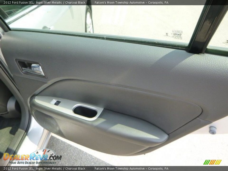 2012 Ford Fusion SEL Ingot Silver Metallic / Charcoal Black Photo #15