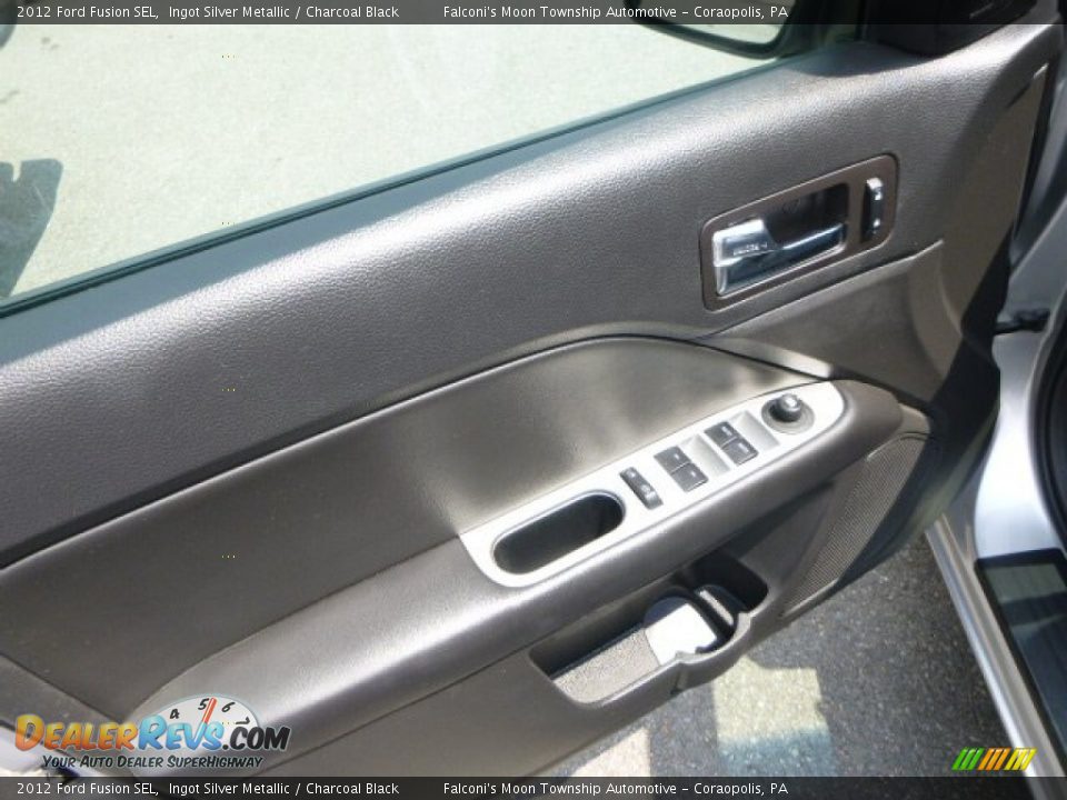2012 Ford Fusion SEL Ingot Silver Metallic / Charcoal Black Photo #19