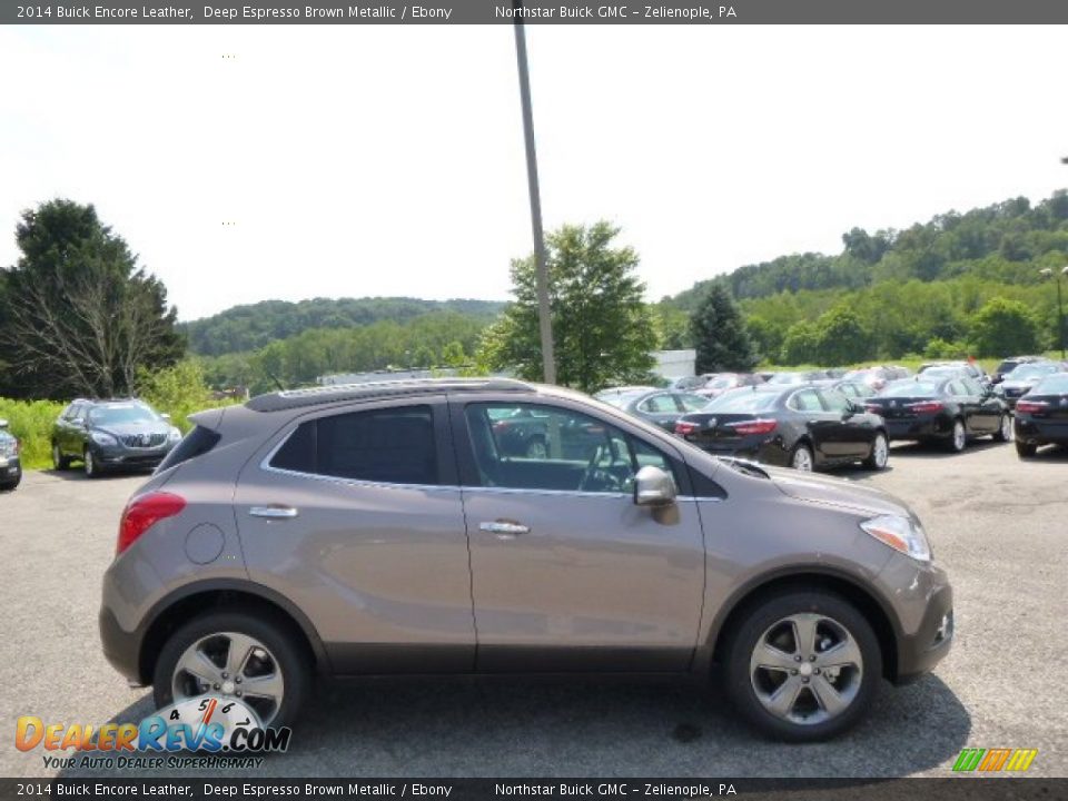 2014 Buick Encore Leather Deep Espresso Brown Metallic / Ebony Photo #4
