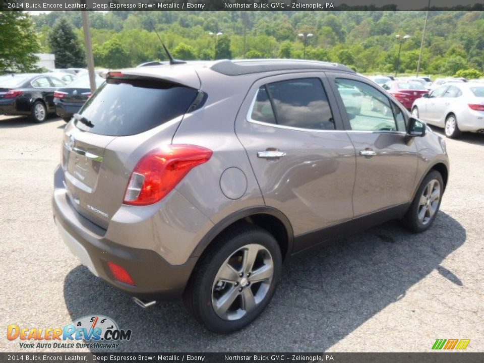2014 Buick Encore Leather Deep Espresso Brown Metallic / Ebony Photo #5