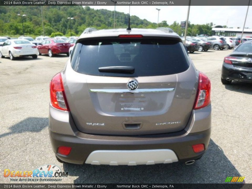 2014 Buick Encore Leather Deep Espresso Brown Metallic / Ebony Photo #6