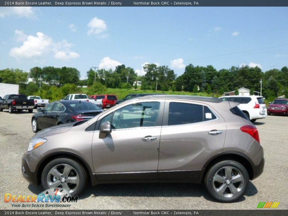 2014 Buick Encore Leather Deep Espresso Brown Metallic / Ebony Photo #8