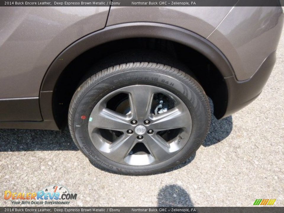 2014 Buick Encore Leather Deep Espresso Brown Metallic / Ebony Photo #9