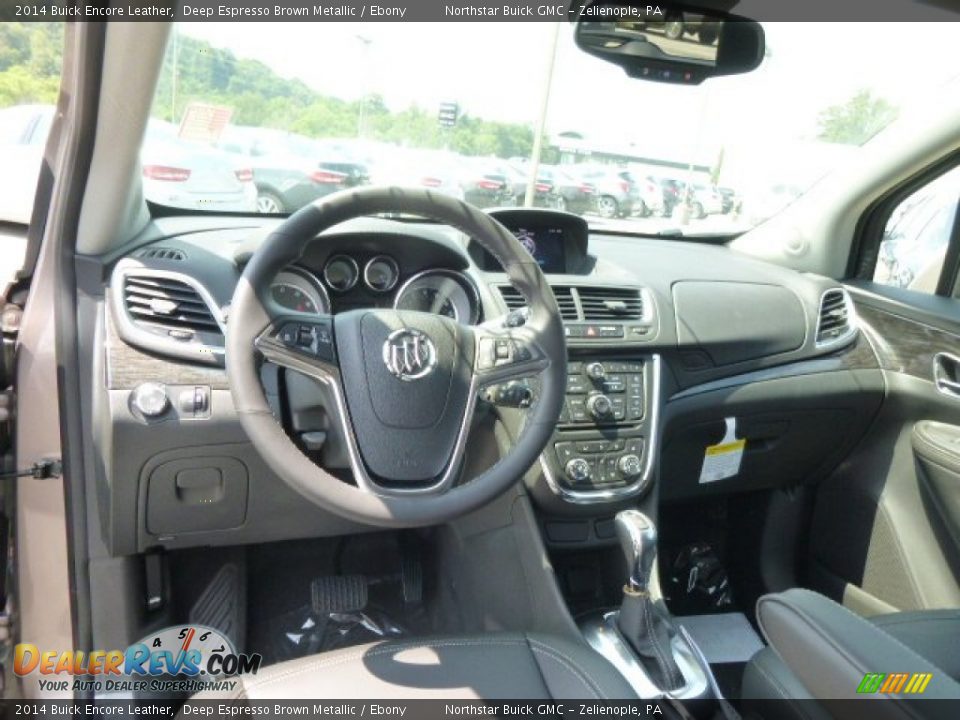 2014 Buick Encore Leather Deep Espresso Brown Metallic / Ebony Photo #14