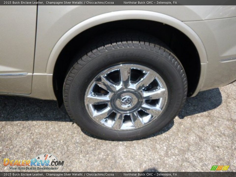2015 Buick Enclave Leather Champagne Silver Metallic / Choccachino/Cocoa Photo #9