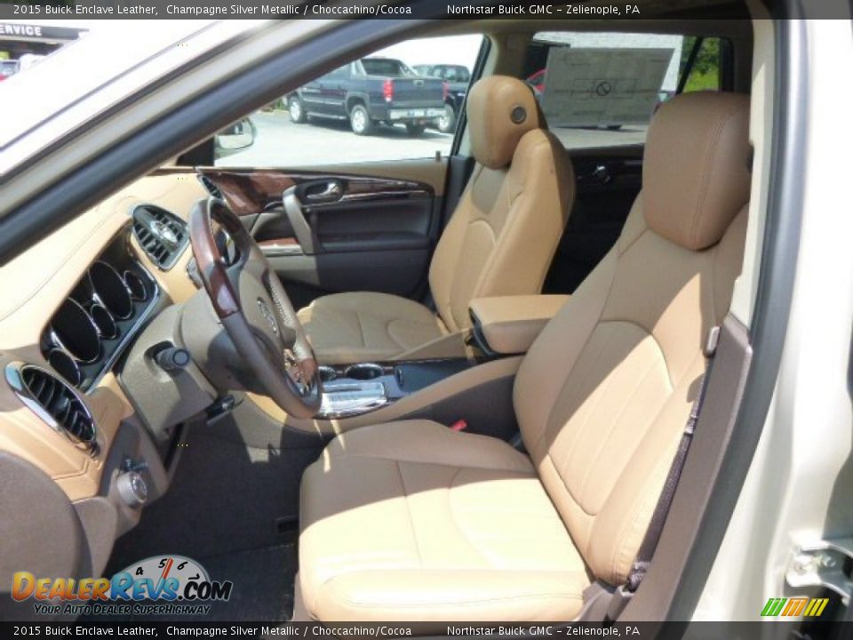 2015 Buick Enclave Leather Champagne Silver Metallic / Choccachino/Cocoa Photo #10