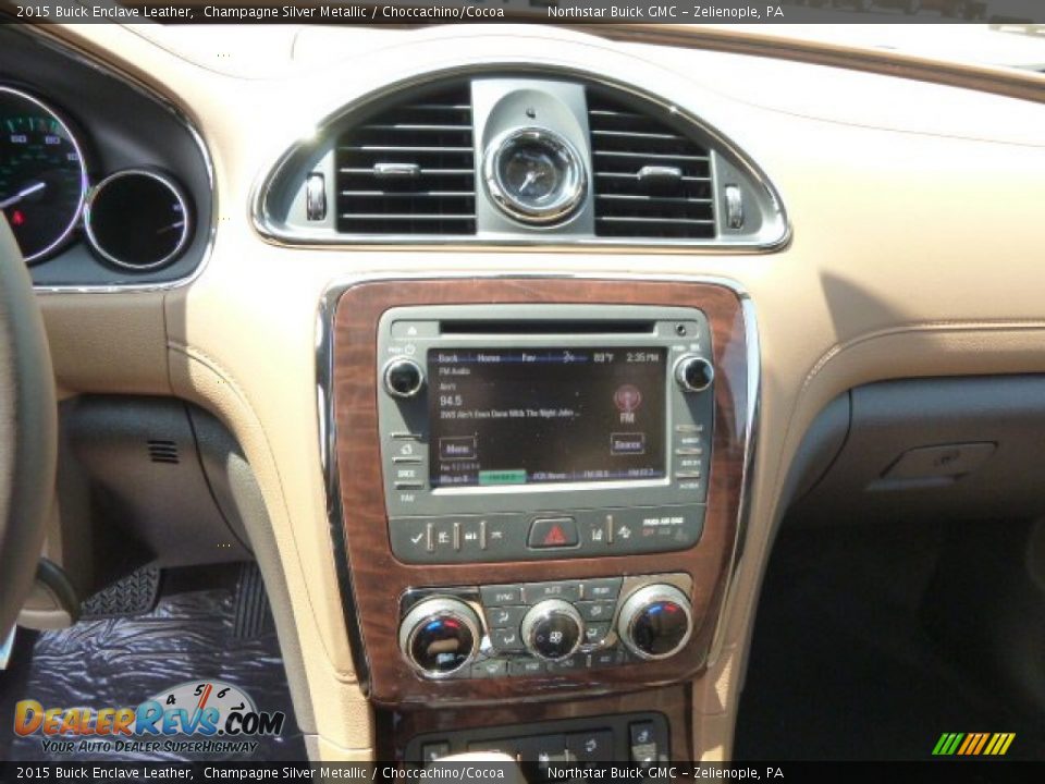 2015 Buick Enclave Leather Champagne Silver Metallic / Choccachino/Cocoa Photo #15