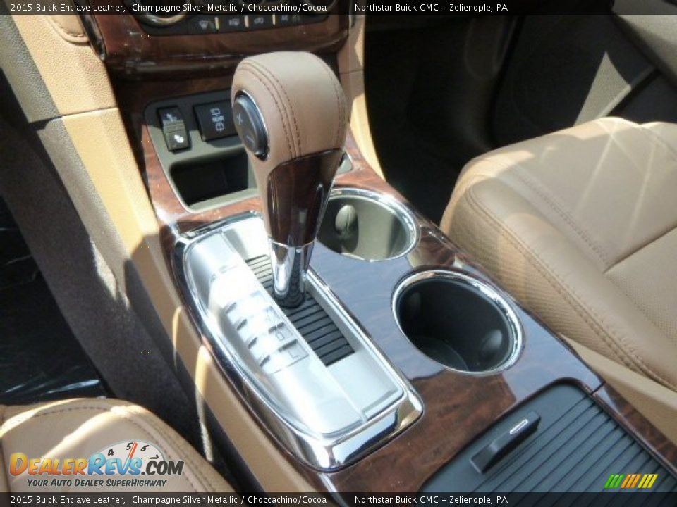 2015 Buick Enclave Leather Champagne Silver Metallic / Choccachino/Cocoa Photo #17