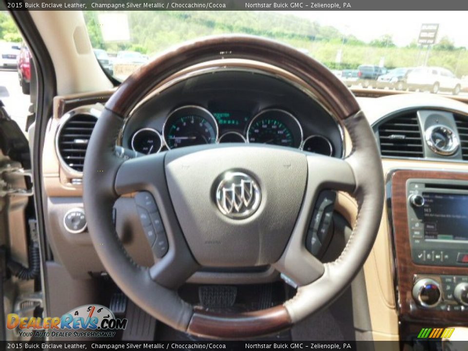2015 Buick Enclave Leather Steering Wheel Photo #19